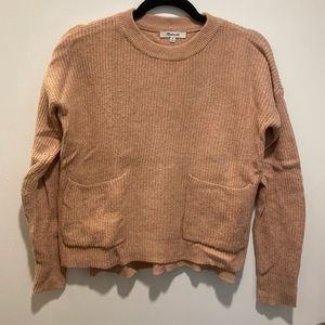 Madewell pink/nude sweater